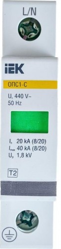 Устройство защиты перенапряжения IEK ОПС1-C 1P MOP20-1-C