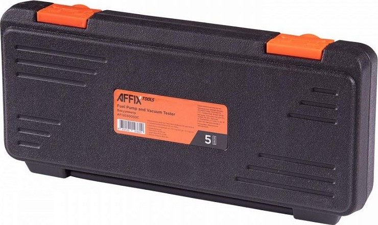 Вакуумметр AFFIX AF12030003C от -1 до 1 бар комплект адаптеров, кейс, 5 пред. AF12030003C - изображение 4