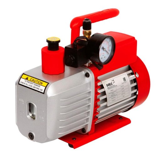 Вакуумный насос VOLL 9.00042 двухступен. V-VAC 1,8 42л/мин, 1,8CFM, 1/4HP