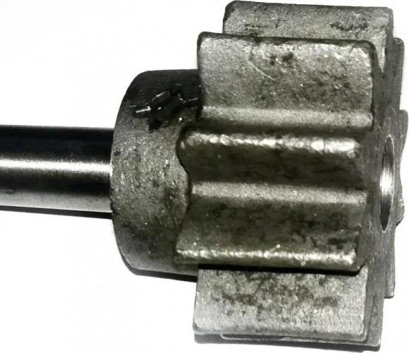 Вал + шестерня Профмаш , СПЕЦИАЛИСТ Б-130, 150, 160, 165, 10 зуб. (паз под шпонку)