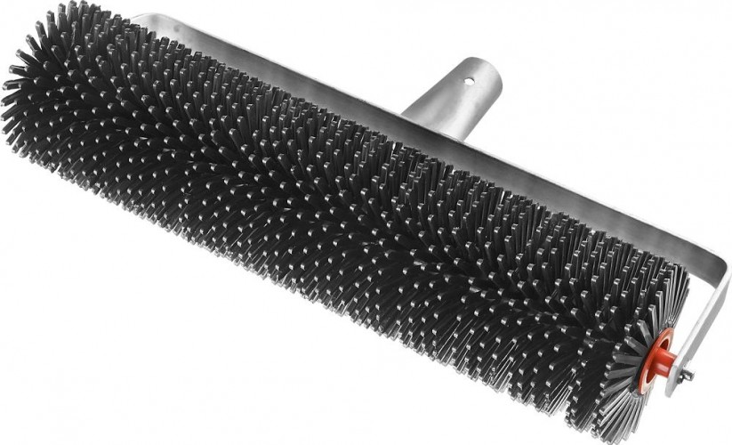 Валик для наливных полов ЗУБР МАСТЕР 400 мм игольчатый по бетону на металлической рамке 03954-40