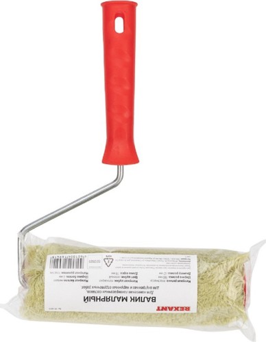 Валик малярный каркасный REXANT 89-0023 полиакрил зеленый, ворс 18 мм - изображение 3