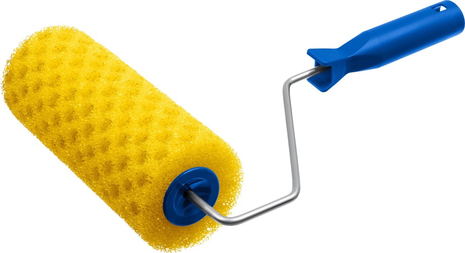 Валик малярный с ручкой ЗУБР ГОРОШЕК 80/180 мм 0369-18_z01