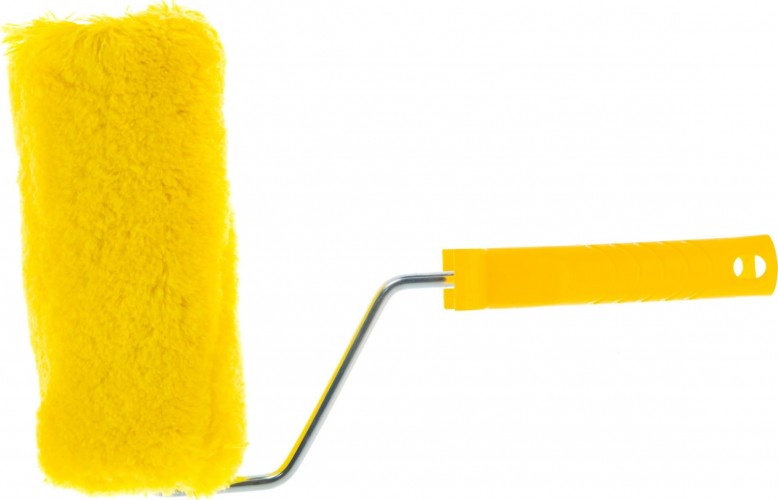 Валик малярный стержневой Biber Гросс 32601 фасадный, полиакрил ворс 18мм, 180мм Тов-065319