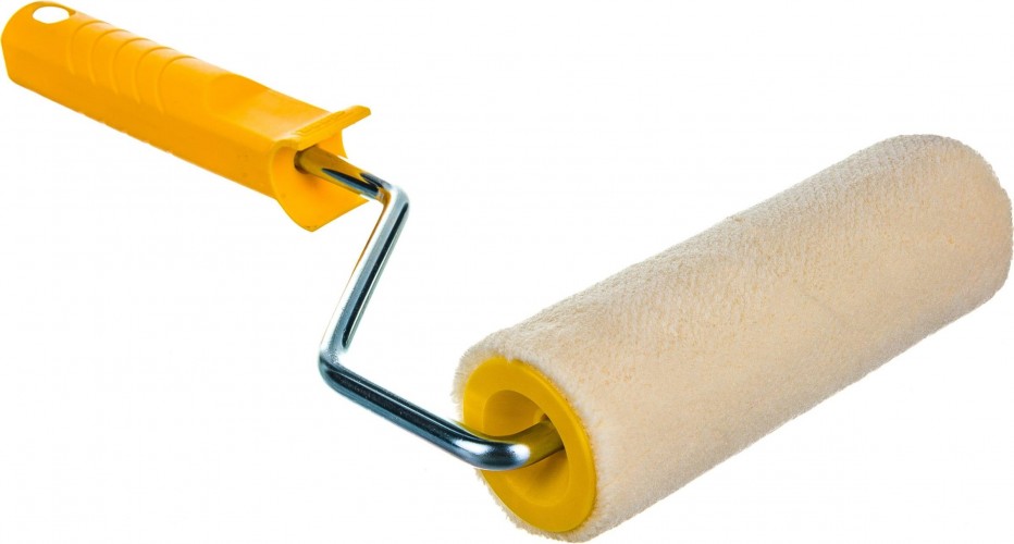 Валик малярный стержневой Biber 32502 велюр, ворс 4мм, 150мм Тов-067402