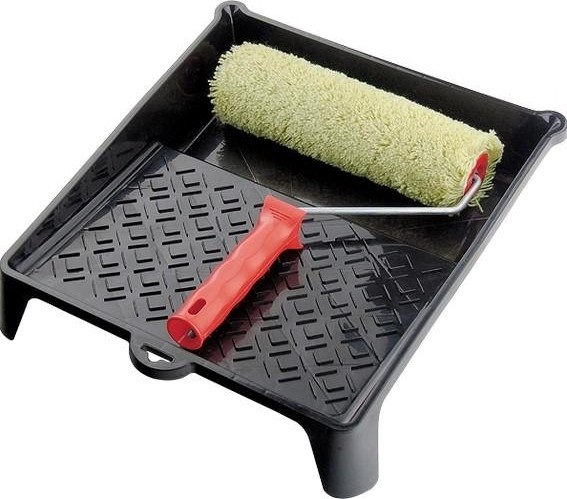 Валик малярный стержневой MATRIX 250мм набор, для фасад.раб. синт., , ворс 18мм, d36 84407