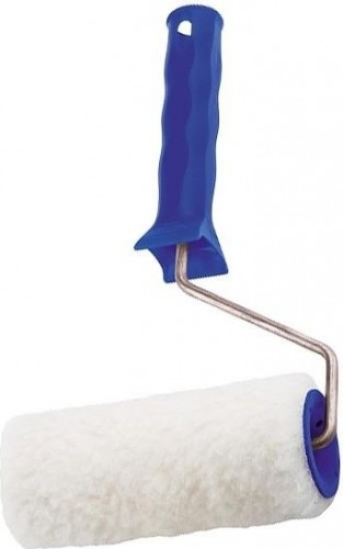 Валик малярный стержневой СИБРТЕХ ИСКУССТВЕННЫЙ МЕХ с ручкой, 150 мм,  D 48 мм 80112