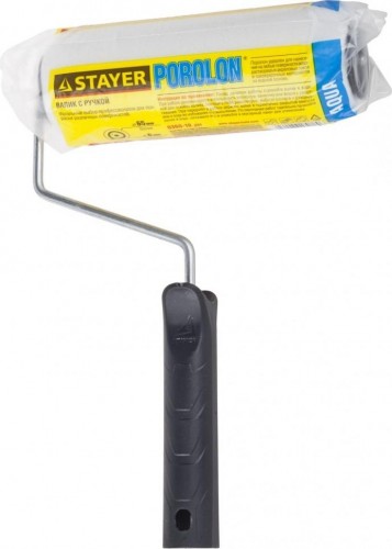 Валик малярный стержневой STAYER ПОРОЛОН в сборе, бюгель 6мм, 44x180мм, master 0360-18_z01 - изображение 2