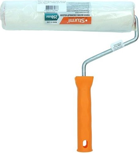Валик малярный стержневой Sturm VELOUR 9040-31-250S 48х250 мм, ручка 8мм 9040-31-250S