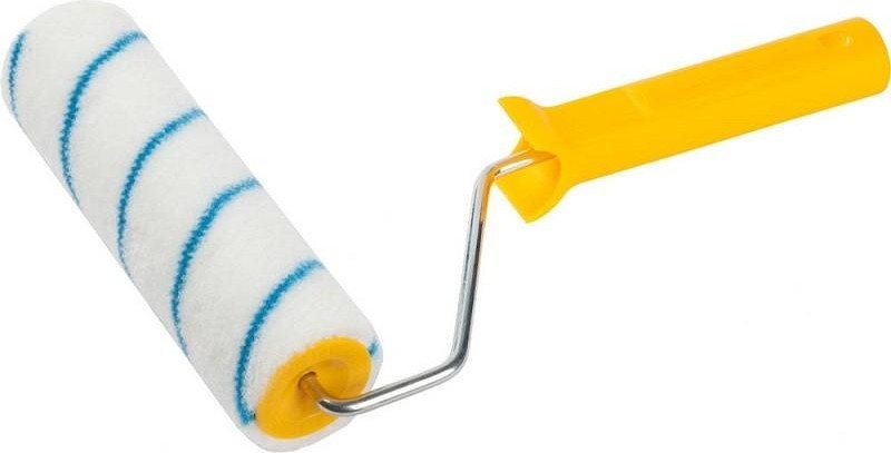 Валик малярный стержневой STAYER NYLON ПОЛИАМИД в сборе, ворс 6мм, бюгель 6мм, 40х180мм, master 03041-18