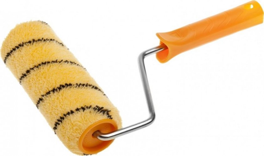 Валик малярный стержневой STAYER "PROFI" "DUALON ПОЛИАКРИЛ" 180 мм, в сборе с ручкой 03182-18 03182-18_z01