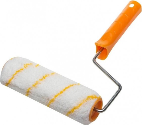 Валик малярный стержневой STAYER GIRPAINT ПОЛИАКРИЛ в сборе, ворс 10мм, бюгель 6мм, 30х150мм, master 0315-15