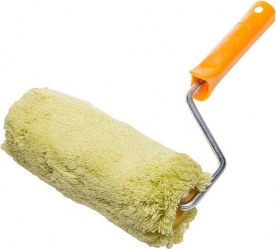 Валик малярный стержневой STAYER SYNTEX ПОЛИАКРИЛ фасадный в сборе, ворс 18мм, бюгель 8мм, 58х180мм, 0322-18_z01