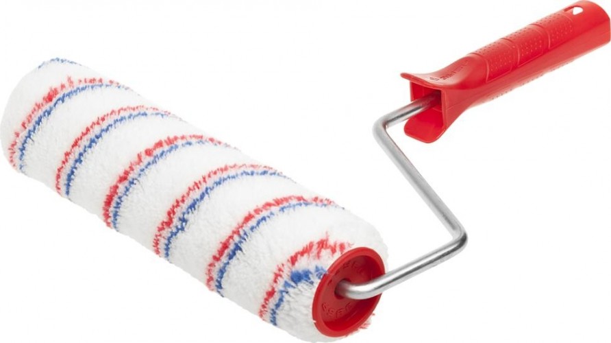 Валик малярный стержневой ЗУБР ПРОФЕССИОНАЛ гирпаинт 48, 240 мм, d=48 мм, ворс 12 мм, ручка d= 03511-25_z03