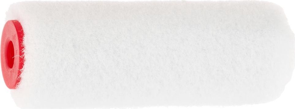 Валик малярный стержневой ЗУБР ЭКСПЕРТ "велюр", 100% шерсть, ворс 4мм, ручка 6мм, d=15/70 02536-07