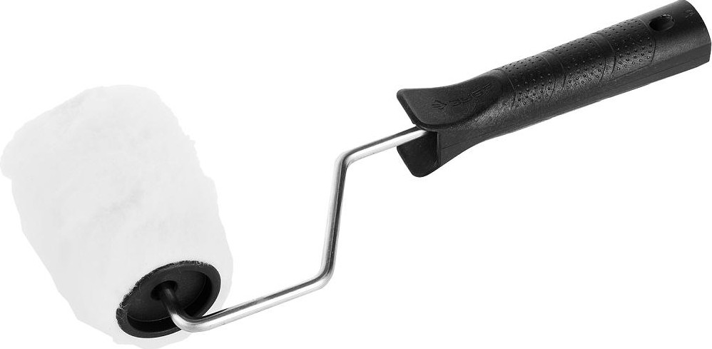 Валик малярный стержневой ЗУБР СТАНДАРТ "радуга", 90 мм, d=40 мм, ворс 14 мм, ручка d=6 мм 0305-10_z01