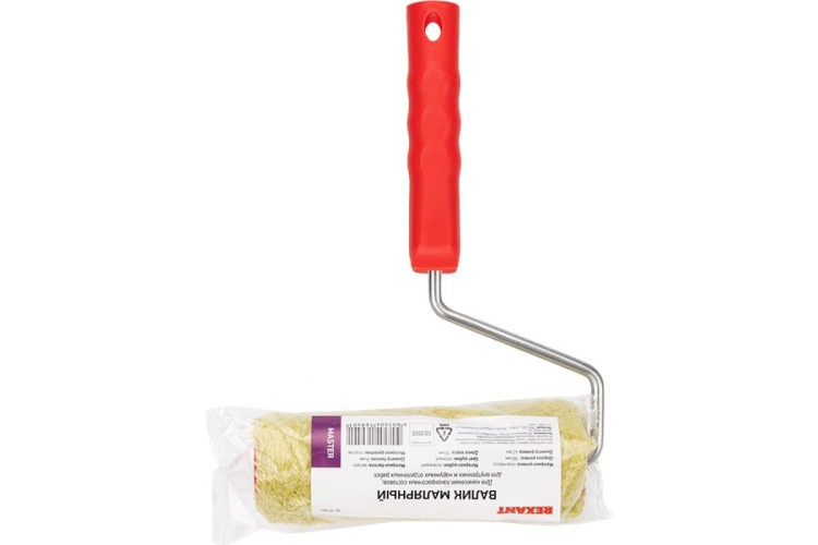 Валик REXANT 89-0001 полиакрил зеленый, ворс 18 мм, 180 мм, ø 42 мм - изображение 3