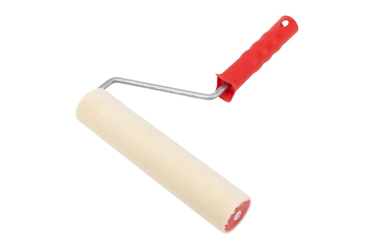 Валик REXANT 89-0008 велюр, ворс 5 мм, 240 мм, ø 42 мм, бюгель 8 мм