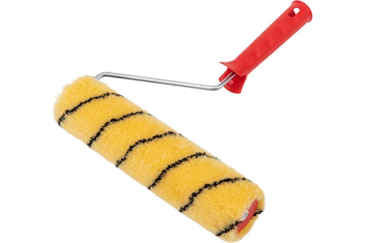 Валик REXANT 89-0022 полиакрил черной полосой, ворс 11 мм, 240 мм, ø 42