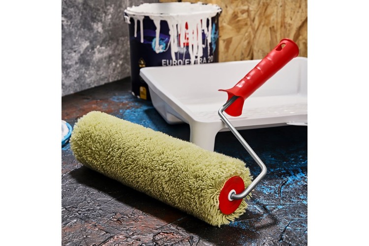 Валик REXANT 89-0024 полиакрил зеленый, ворс 18 мм, 240 мм, ø 42 мм - изображение 4