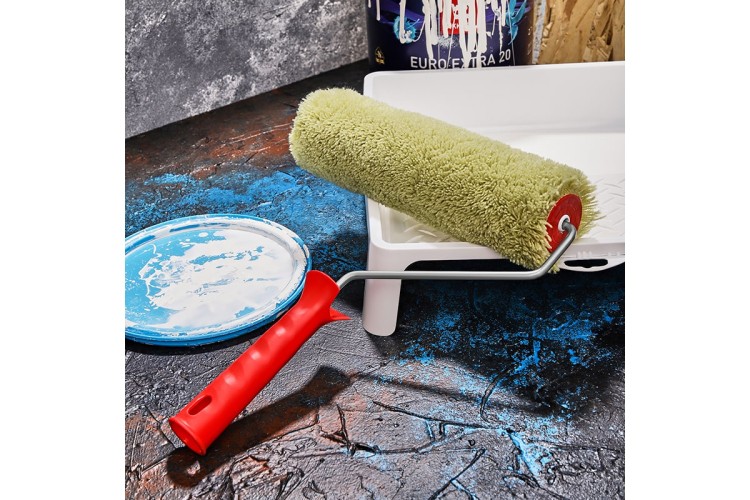 Валик REXANT 89-0024 полиакрил зеленый, ворс 18 мм, 240 мм, ø 42 мм - изображение 5