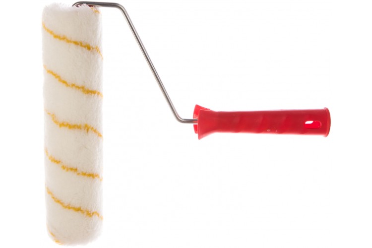 Валик REXANT 89-0026 полиамид желтой полосой, ворс 11 мм, 240 мм, ø 42 - изображение 2