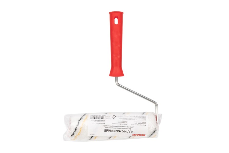 Валик REXANT 89-0027 микрофибра, ворс 9 мм, 180 мм, бюгель 6 мм, ø 42 - изображение 3