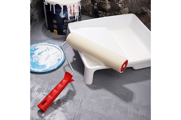 Валик REXANT 89-0030 велюр, ворс 5 мм, 240 мм, ø 42 мм, бюгель 6 мм - изображение 4