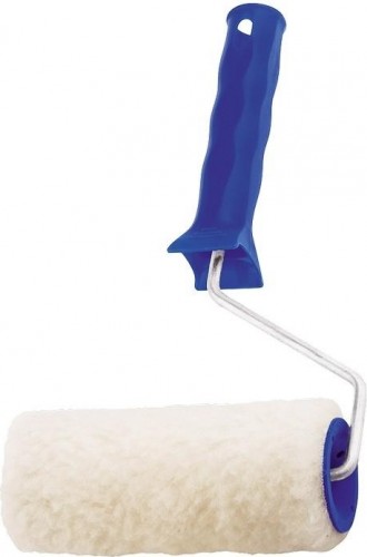 Валик СИБРТЕХ 80123 200 мм, в сборе натуральный мех на вязанной основе