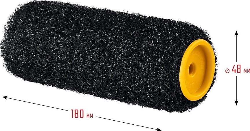 Валик сменный STAYER PUTTY 80 мм, 180 мм для шпатлевки 02642-18 - изображение 3