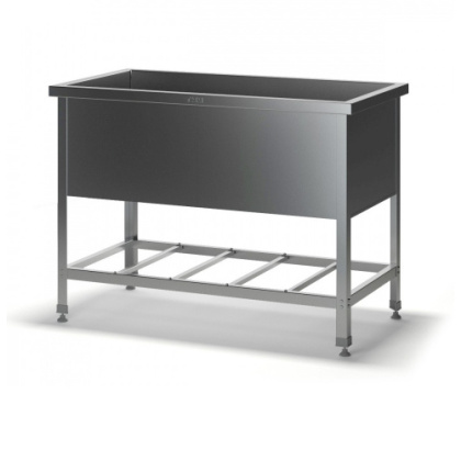 Ванна котломоечная ВМР 1 секция (1540х800х870 глубина - 450 мм)