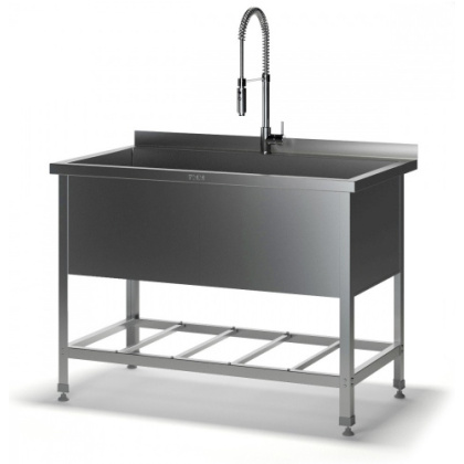 Ванна котломоечная ВМС 1 секция (1000х600х870 глубина - 300 мм)