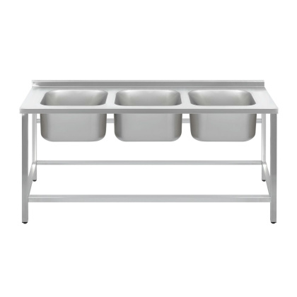 ВАННА моечная Luxstahl ВМ3 18/6/8.5 без фартука (315515)