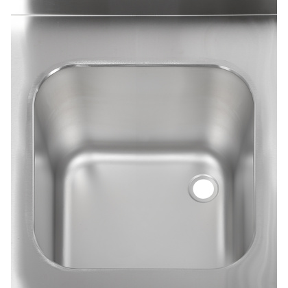 Ванна моечная односекционная Luxstahl ВМ1 7/7/8.5 (0.8) без фартука - изображение 5