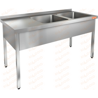 ВАННА МОЕЧНАЯ  цельнотянутая двухсекционная HICOLD НСО2М-18/6БП 283290
