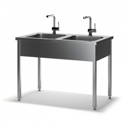 Ванна цельнотянутая двухсекционная ВМРЦ-П (1200х700х870 глубина - 300 мм)