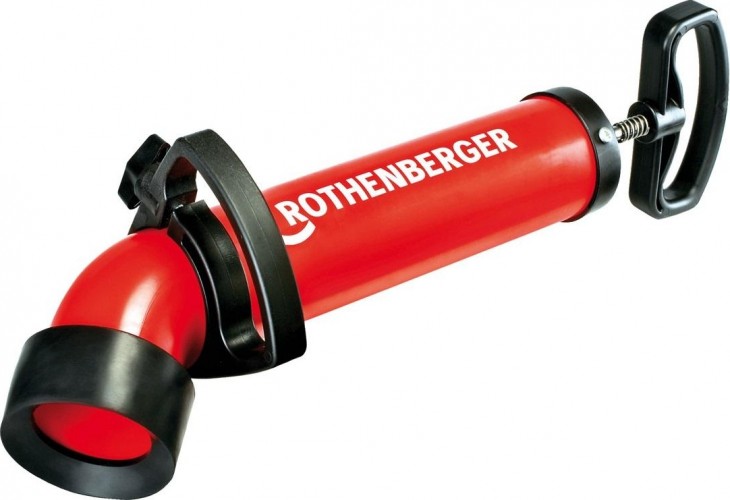 Вантуз насосного типа ROTHENBERGER РОПУМП СУПЕР с адаптером для унитаза 72070Х 72070X