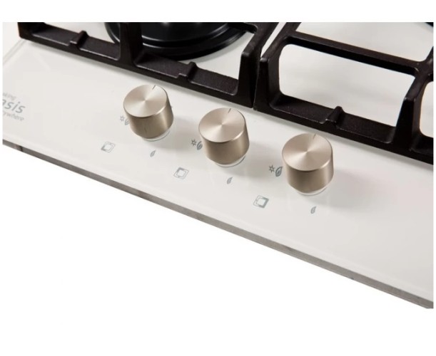 Варочная панель making Oasis everywhere P-3GWT газовая (закаленное стекло) 4640130914066 - изображение 4