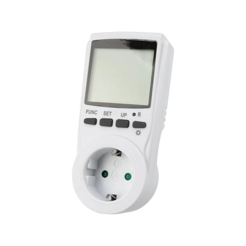 Ваттметр REXANT 10-6100 с подсветкой RX-11 вертикальный 2х тарифный 16A