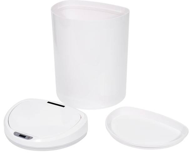 Ведро мусорное Halsa HSL-C-102 с датчиком движения круглое, 10л - изображение 3