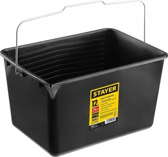 Ведро строительное STAYER 12 л пластмассовое 06092-12