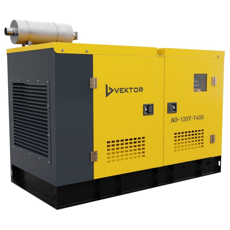 Дизельный генератор Vektor AD-120Y-T400 в шумозащитном кожухе с АВР - изображение 3
