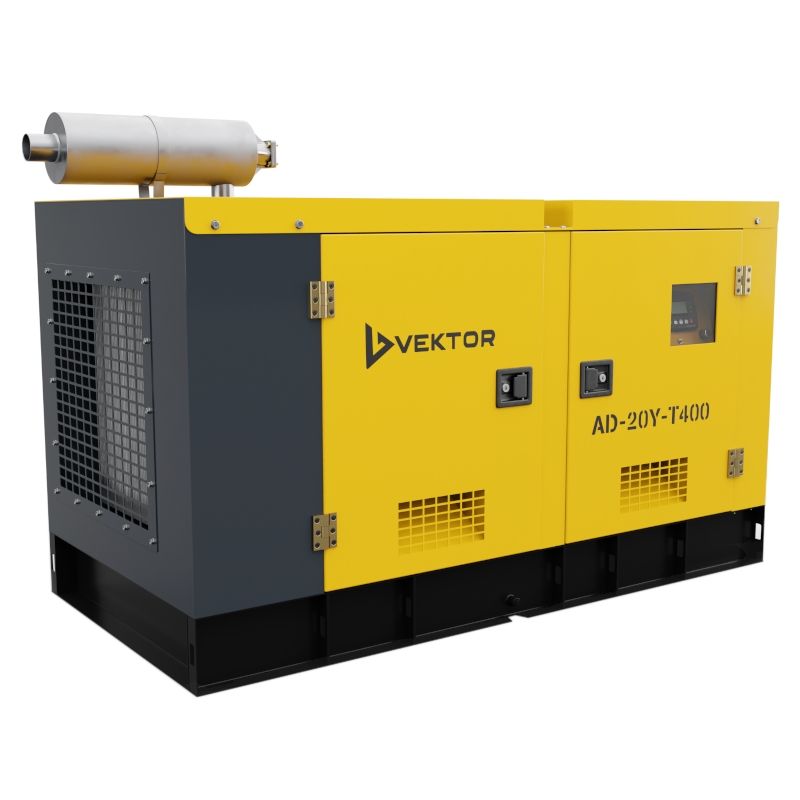 Дизельный генератор Vektor AD-20Y-T400 в шумозащитном кожухе - изображение 2