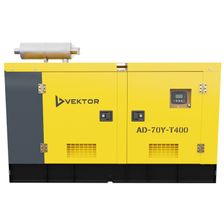 Дизельный генератор Vektor AD-70Y-T400 в шумозащитной кожухе - изображение 8