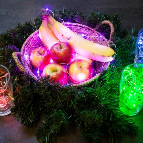 Венок еловый Neon-Night d 60 см, ПВХ 307-143 - изображение 3