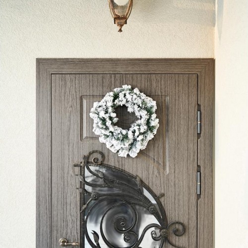 Венок еловый Neon-Night заснеженный d30 см, ПВХ 307-146 - изображение 2