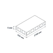 Стеновая панель ПВХ VENTA Белая сосна 2700x250x5 мм 0.675 м2 - изображение 10