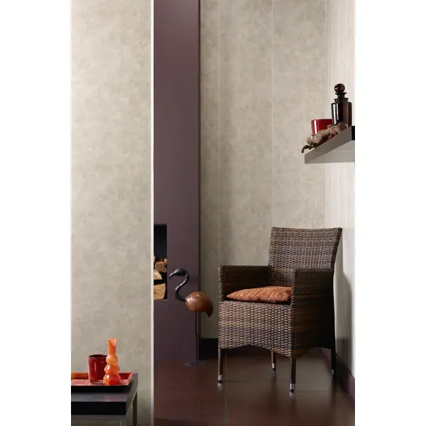 Стеновая панель ПВХ VENTA Брис бежевый 2700x375x8 мм 1 м2 - изображение 3