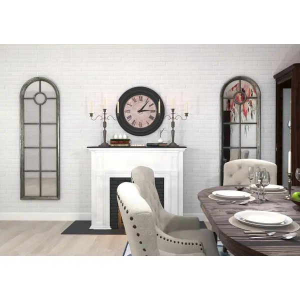 Комплект стеновых панелей ПВХ VENTA Белый кирпич 2700x375x8 мм 2.025 м2 2 шт - изображение 5