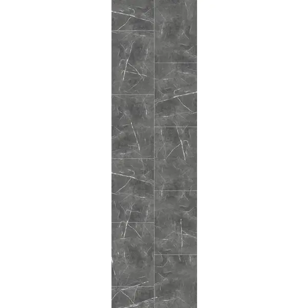 Комплект стеновых панелей ПВХ Venta Черный мрамор 2700x375x8 мм 2.025 м2 2шт - изображение 2